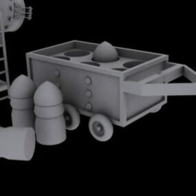 Munitionswagen 3D-Modell