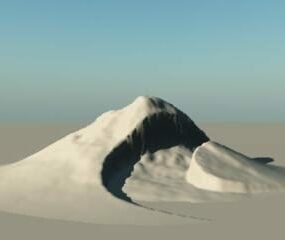 Zandkliflandschap 3D-model