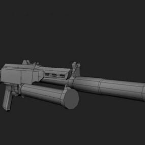 Soviet Special Forces Smg Gun 3d model