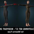 Bodysuit 2B for Mixamo Fuse og Unity3D