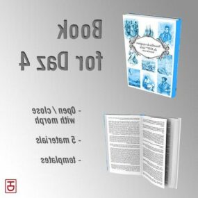 Open Book 3d model
