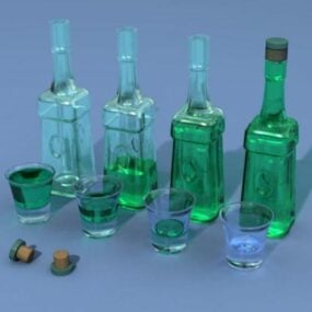 Toxic Bottle 3d model