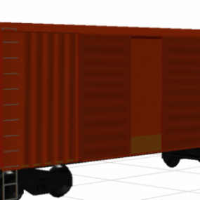 Boxcar Truck Vehicle 3D-malli