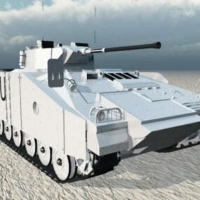 Vojenský 3D model vozidla Apc