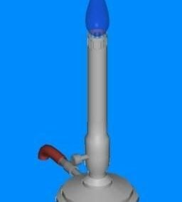 Bunsenbrenner Haushaltsgerät 3D-Modell