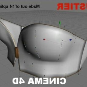 Módní Bustier Spline 3D model