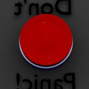 مدل سه بعدی دکمه قرمز