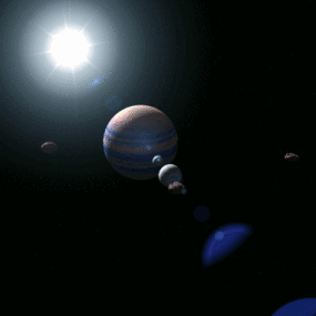 Solar System 3d model