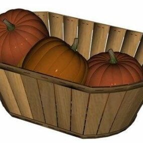 Cageot Fruit Basket 3d model