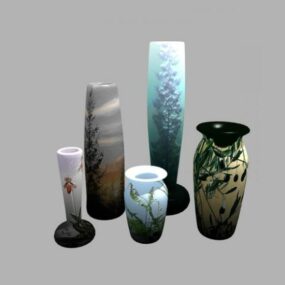 カメオ花瓶装飾3Dモデル