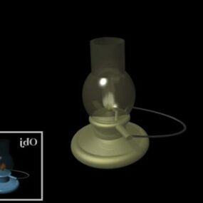 דגם מנורת מחנה וינטג' תלת מימדית