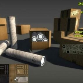 Amazon Shipping Box 3d model