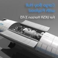 Futuristic Cargo Spacecraft 3d model