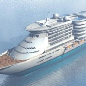 Caribbean Princess Traveler-schip 3D-model