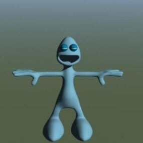 Figura de desenho animado personagem de desenho animado modelo 3d