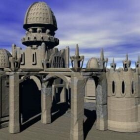 Ancient Rock Castle 3d model