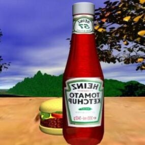 3д модель кетчупа