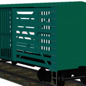 Cattle Truck Vehicle 3D-malli