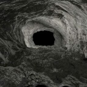 洞窟の岩3Dモデル