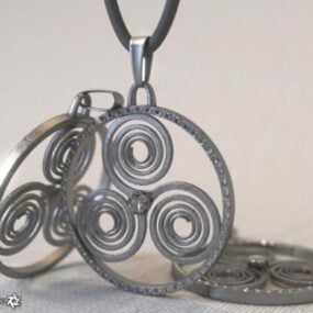 Celtic Jewelry Amulet 3d model