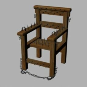 Stuhl für Folter 3D-Modell