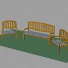 Židle Zahrada pro 3d Max 9