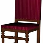 Krzesło Szezlong Louis Xiii