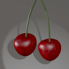 Kirsebær 3d-model