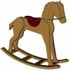 Horse Rocking Chair Toy 3d model