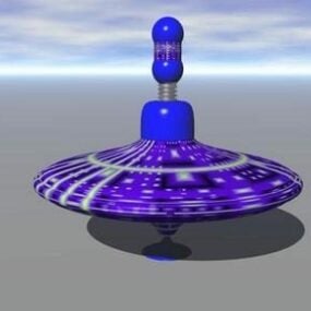 Kid Toy Spinning Top 3d model