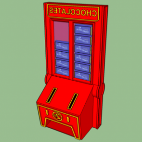 Automatische chocolademachine 3D-model