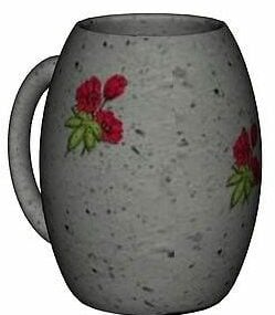 Vintage Chope Vase Decoration 3d model