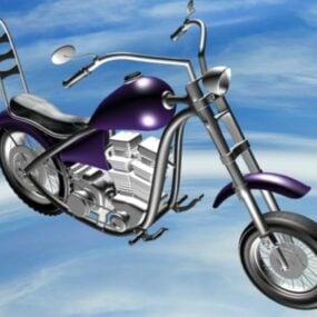 مدل کلاسیک Chopper Bike سه بعدی