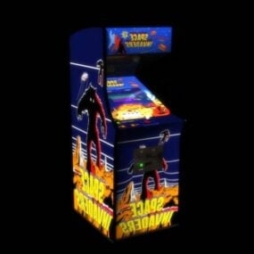 Modello 3d di Classic Game Space Arcade