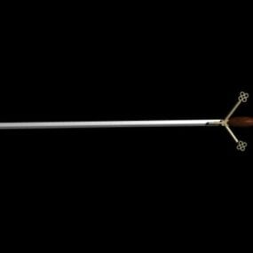 Claymore Sword Weapon 3d-modell