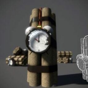 Clock Bomb 3d model