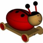 Wooden Ladybug Kid Toy