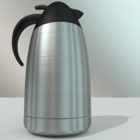 Inox Coffee Pot 3d-malli