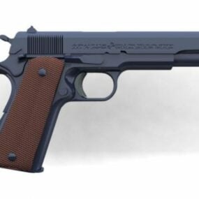 Colt 45 Pistole 3D-Modell