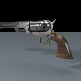 Broń Colt Gun Army 1860 Model 3D