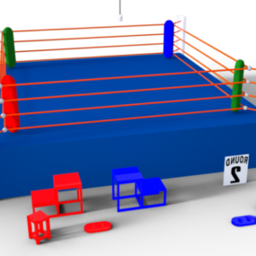 Boxing Combat Zone 3d model
