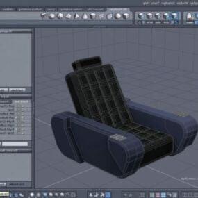 Relaxační křeslo masážní křeslo 3D model