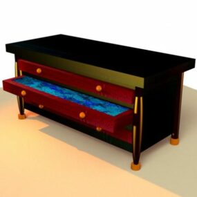 3д модель мебели обеденного стола