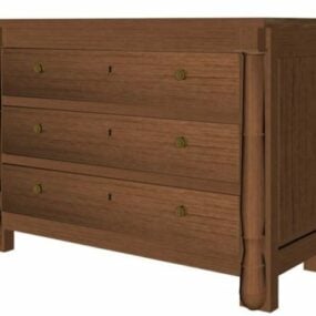 Commode Side Cabinet 3d-malli