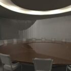 Salle de conférence moderne avec plafond rond