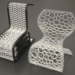 Współczesne nowoczesne krzesło Model 3D