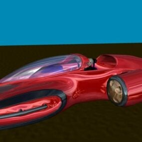 3d модель автомобіля на повітряній подушці Concept