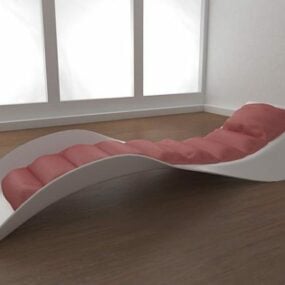 Chaise longue moderne modèle 3D