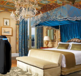 经典卧室家具与豪华装饰 3d model