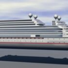 Moderní velká výletní loď